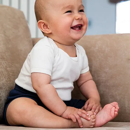 Oatmeal Short Sleeve Bodysuit - Retired