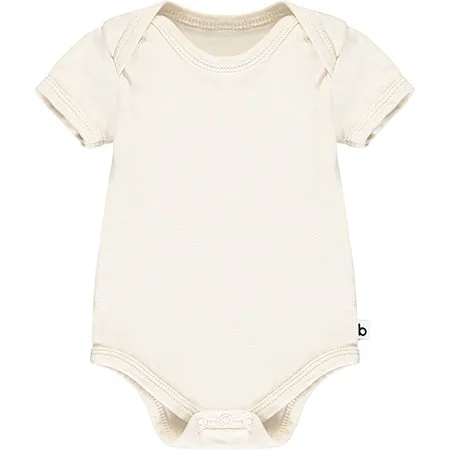 Oatmeal Short Sleeve Bodysuit - Retired