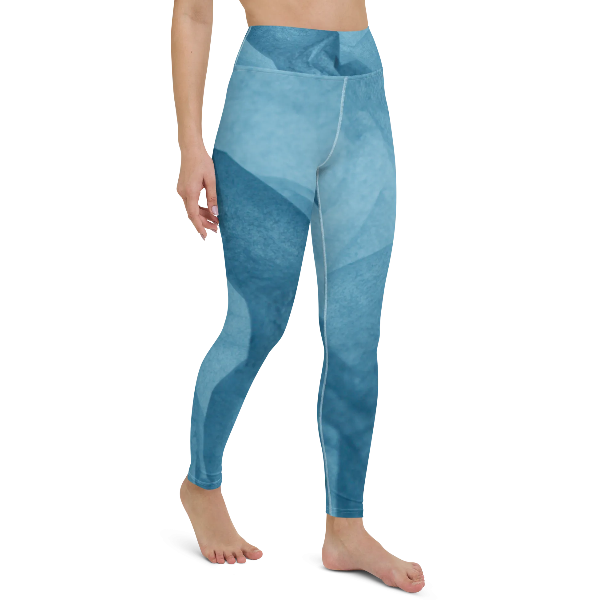 Octavia - Light Blue High Waisted Leggings
