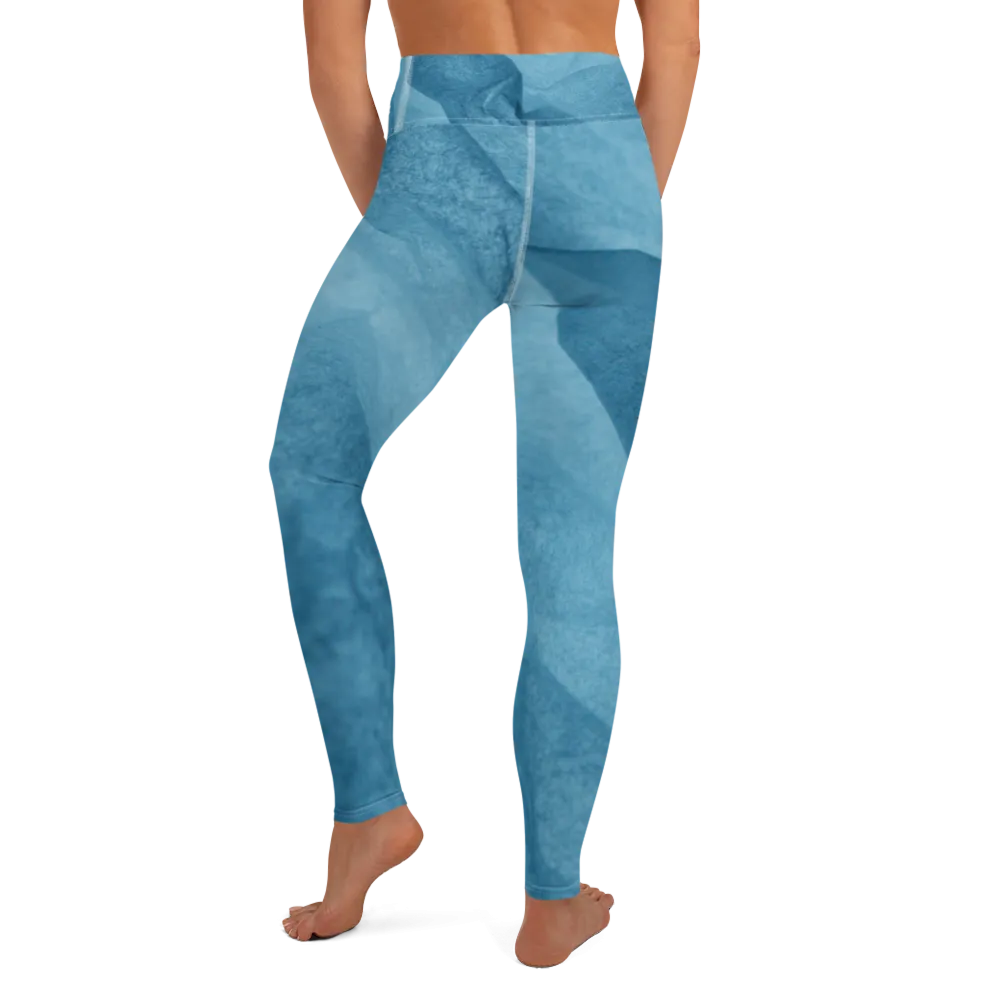 Octavia - Light Blue High Waisted Leggings