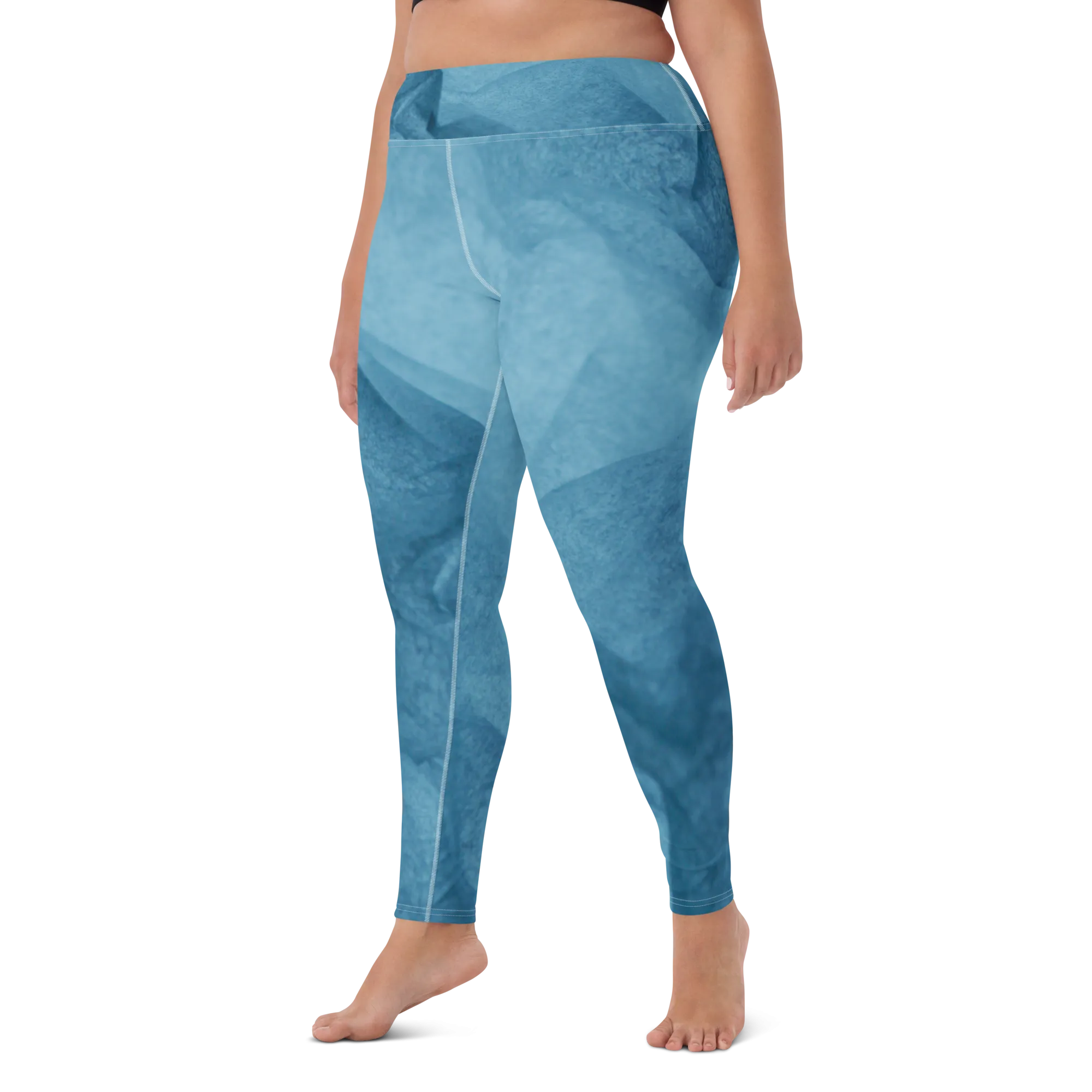 Octavia - Light Blue High Waisted Leggings
