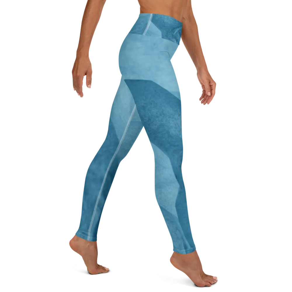 Octavia - Light Blue High Waisted Leggings