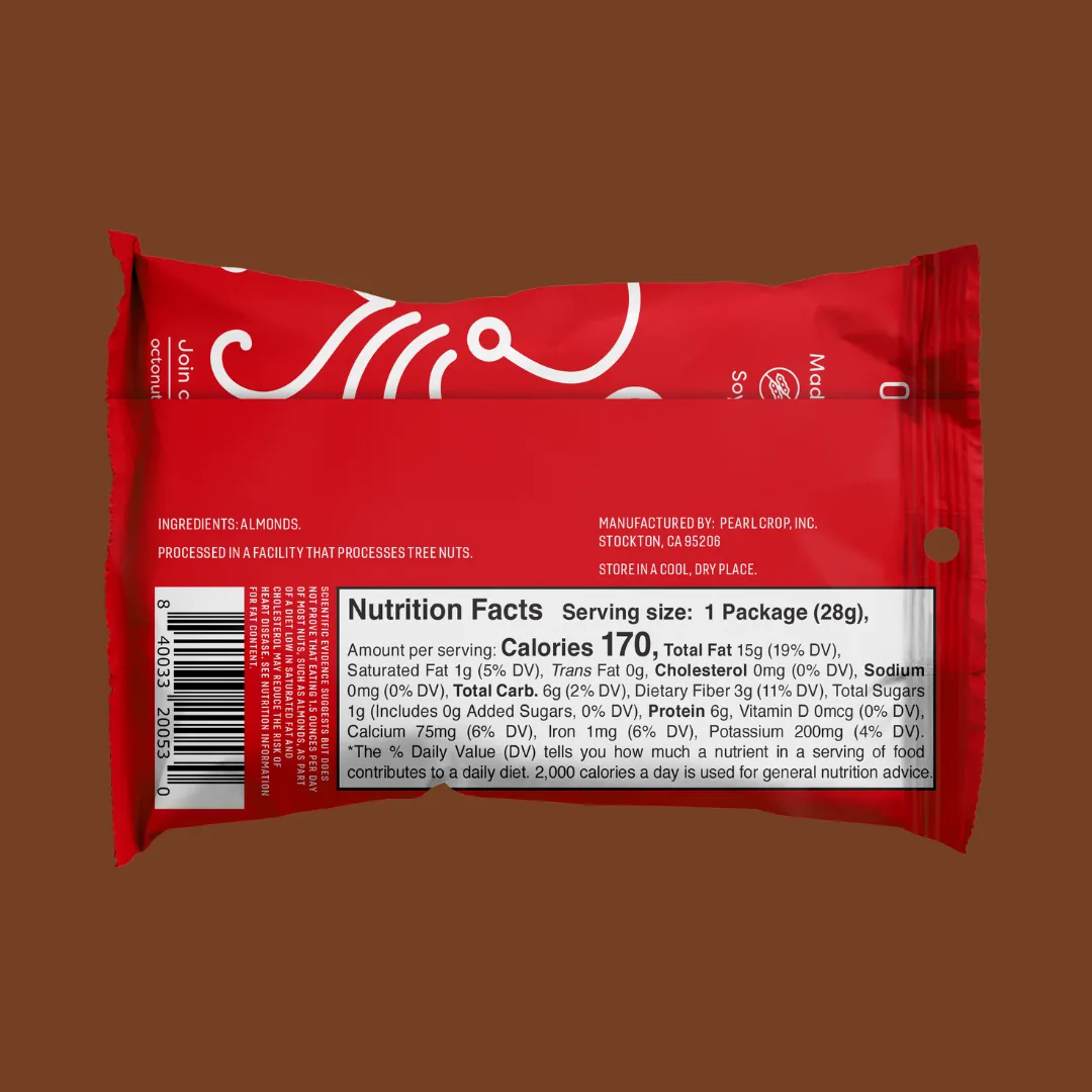Octonuts Dry Roasted Almonds Unsalted