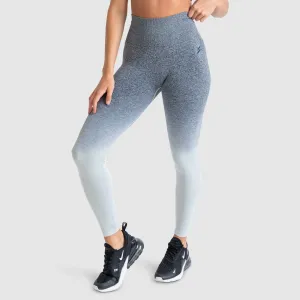 Ombre Scrunch Seamless Leggings - Grey