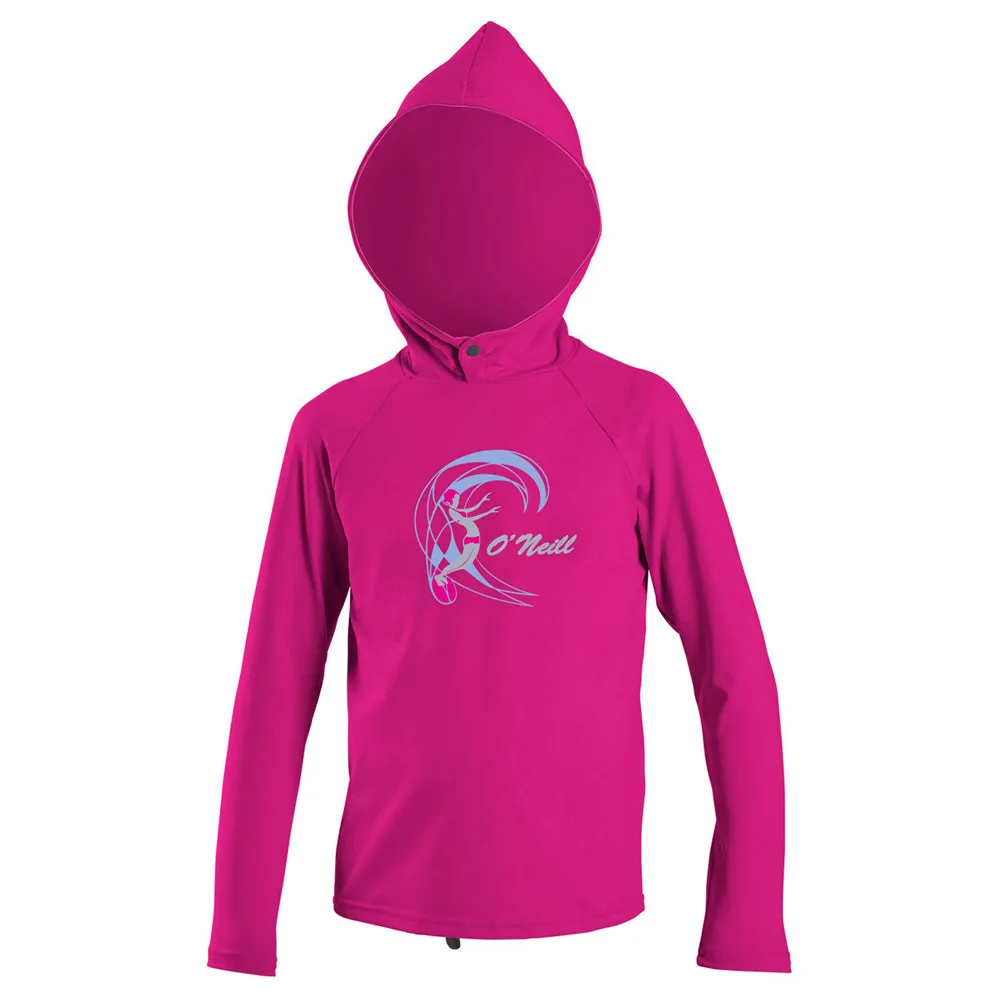 O'Neill Toddler O'Zone Long Sleeve Sun Hoodie  - Berry