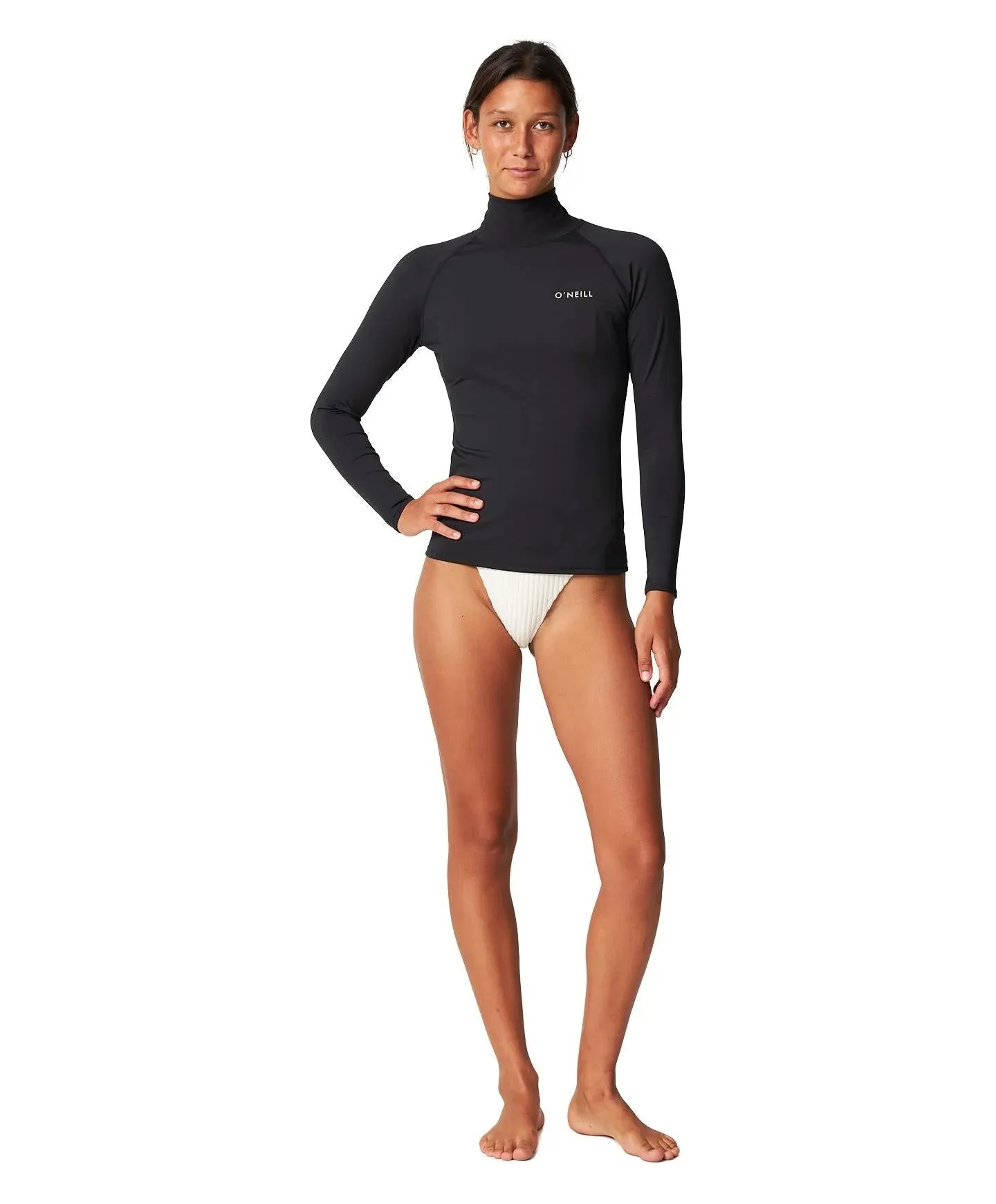 O'NEILL WMNS SALINA PREMIUM L/SL HIGH NECK RASH VEST 2025