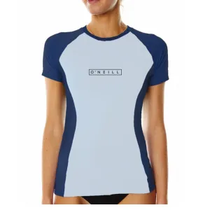 O'NEILL WMNS SKINS S/S CREW UV50  2017 Blue/Navy
