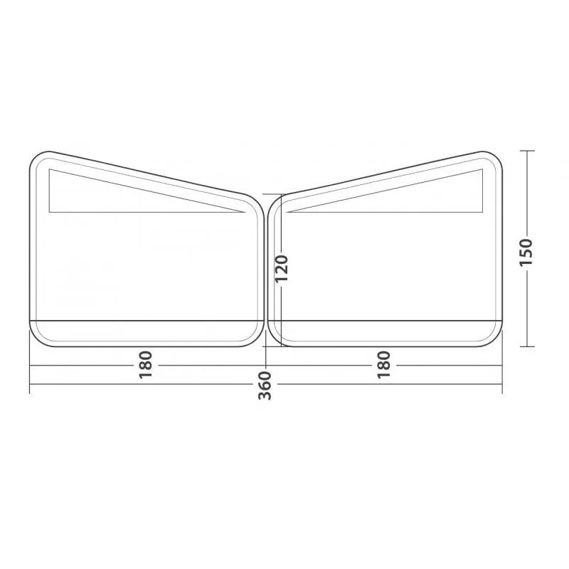 Outwell - Windscreen Air Scalable 180