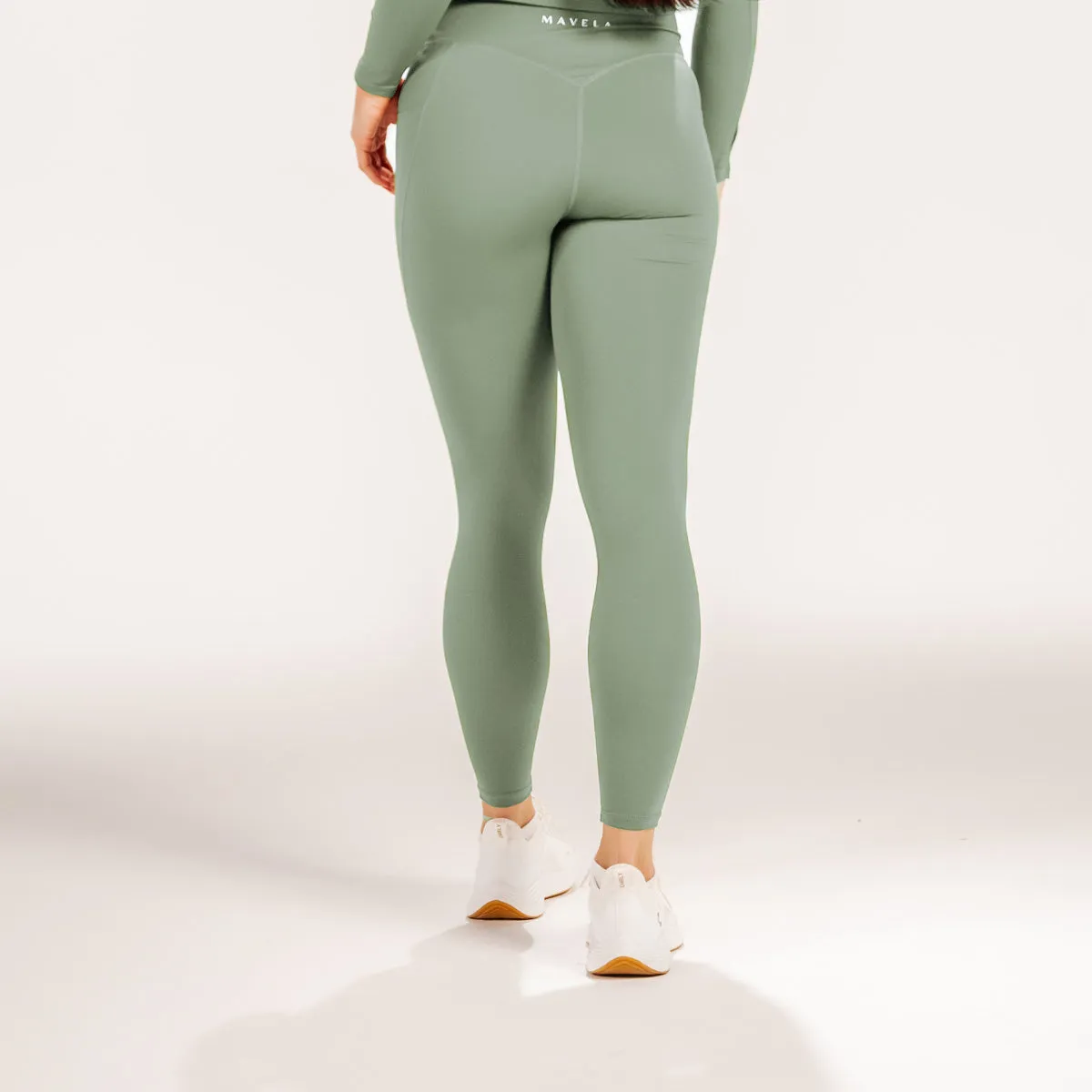 Pale Green Bec Pocket Leggings