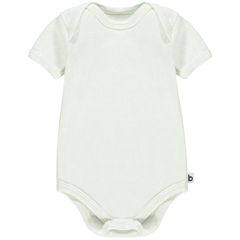 Pale Mint Short Sleeved Bodysuit - Retired