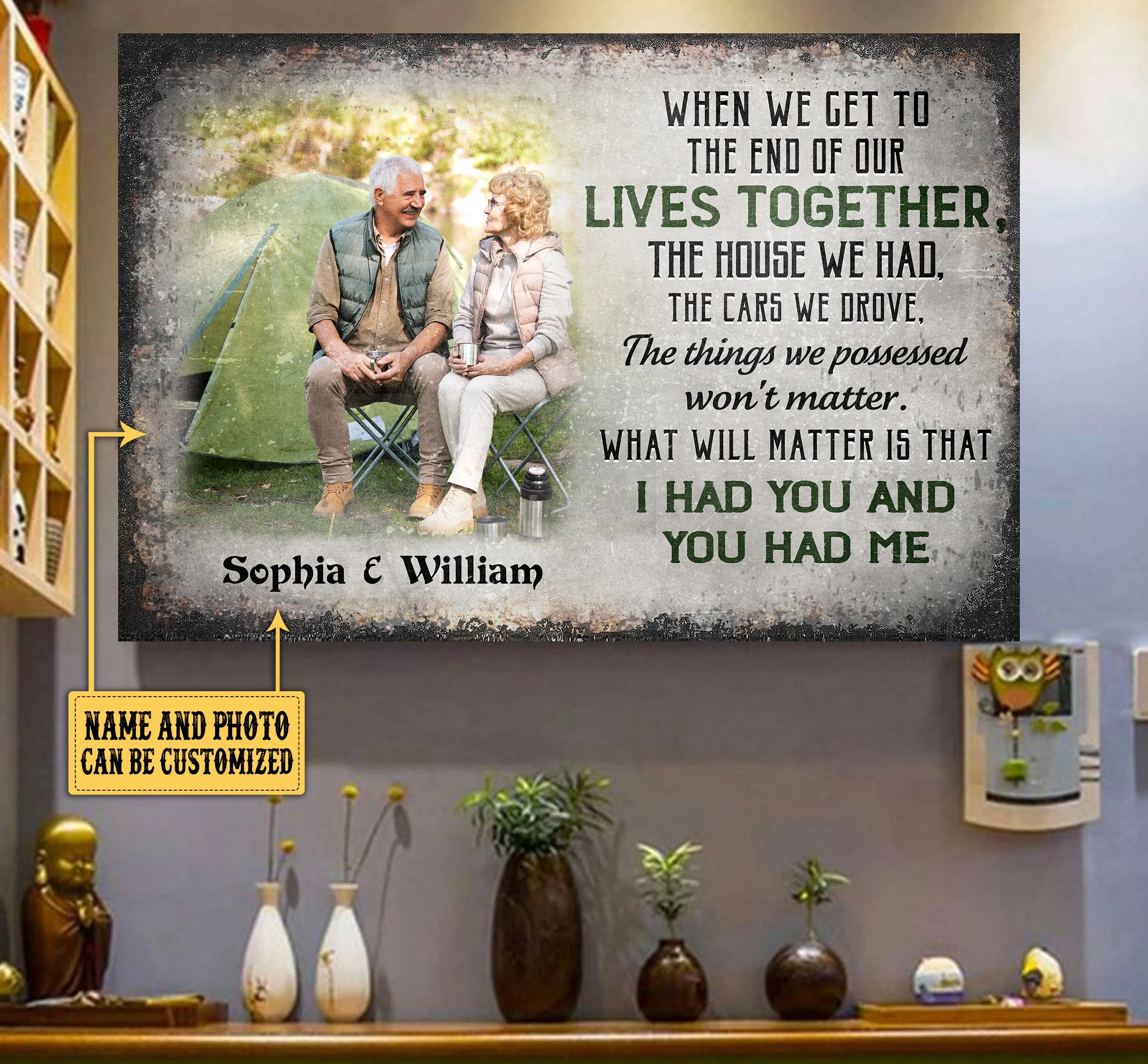 Personalized When We Get To The End Of Our Lives Together Couple Poster