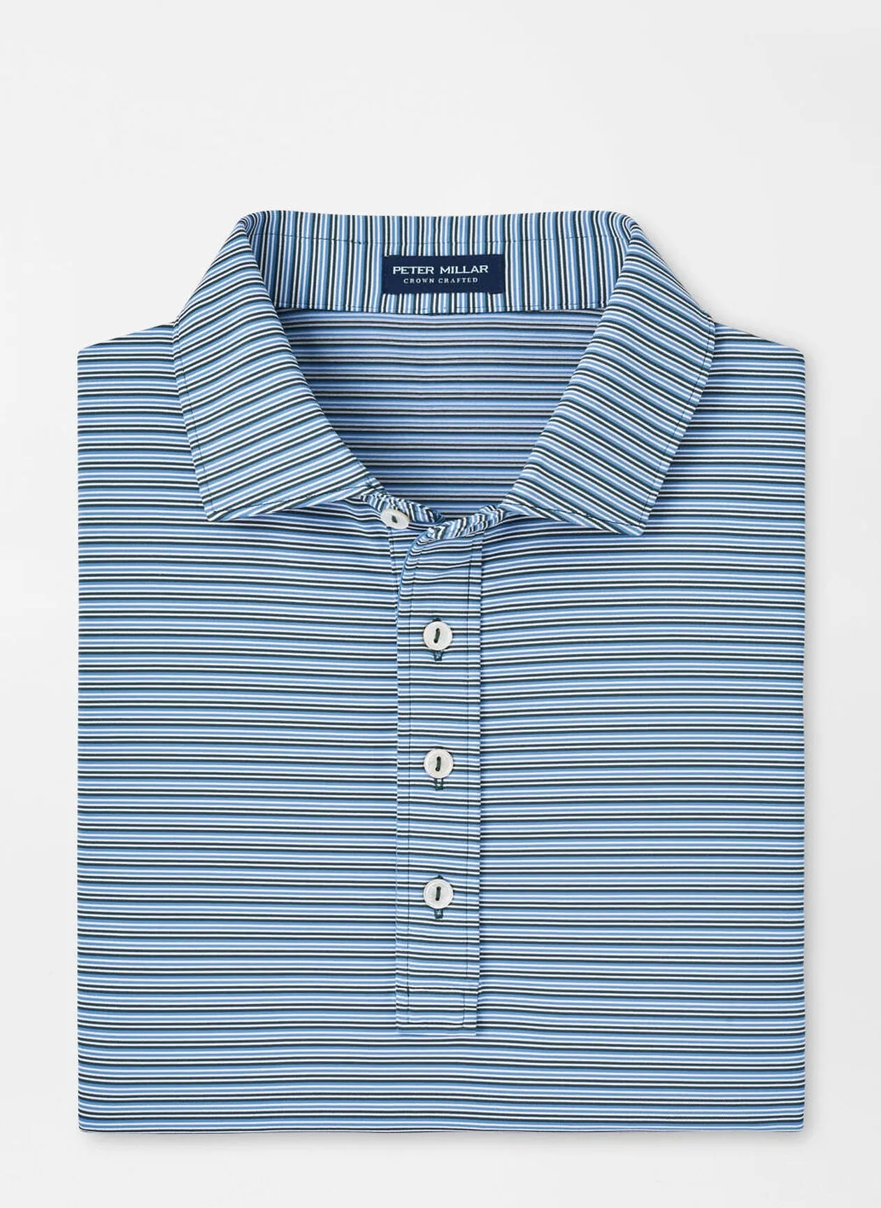 Peter Millar Mens Tailored Fit Avon Performance Jersey Polo - LACINATO