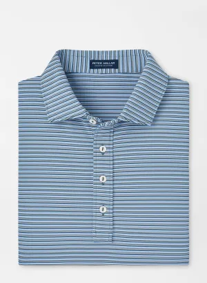 Peter Millar Mens Tailored Fit Avon Performance Jersey Polo - LACINATO