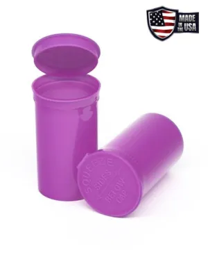 Philips RX 30 Dram Pop Top Vial - 1/4 Oz - Child Resistant - Grape - Opaque (150 Count)