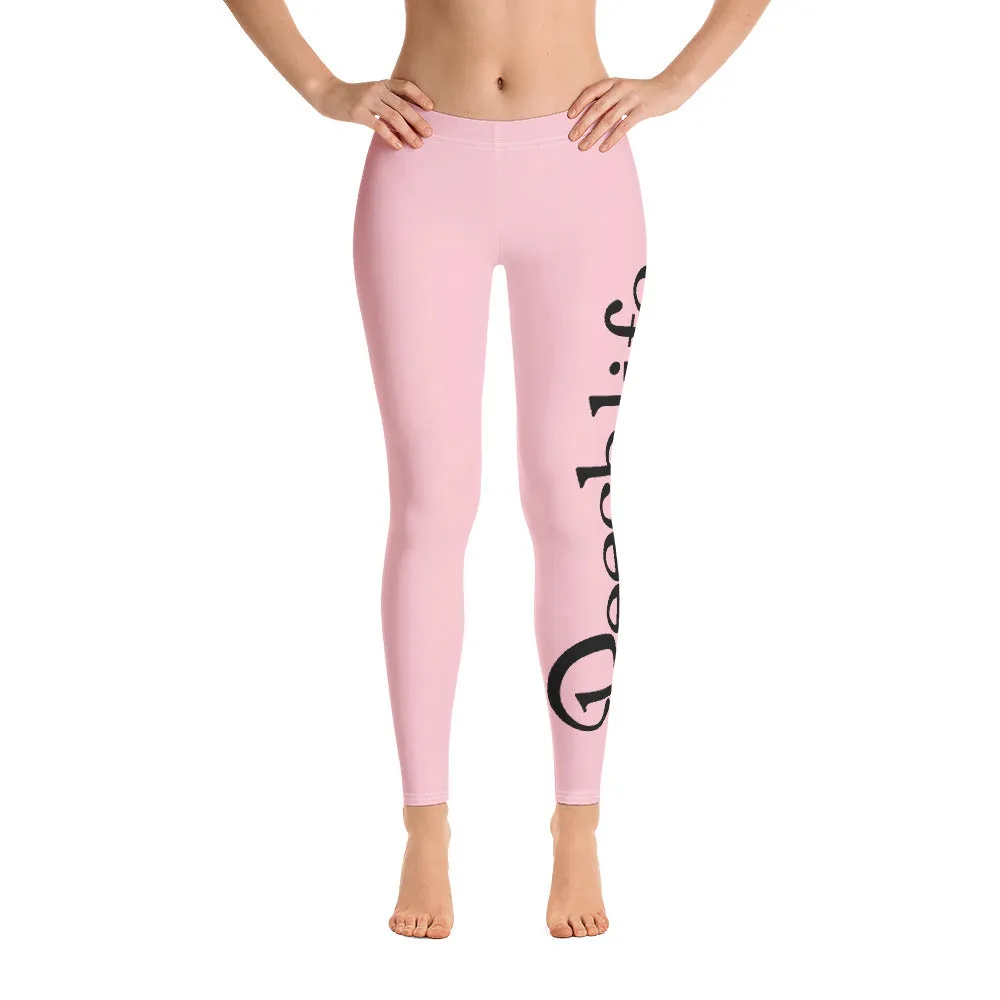 Pink Beechlife Leggings Left leg