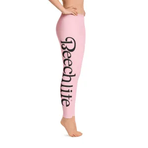 Pink Beechlife Leggings Right Leg