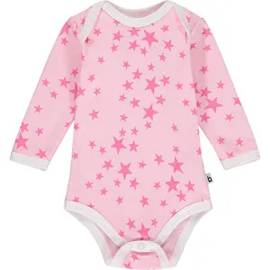Pink Star Long Sleeve Bodysuit - Retired