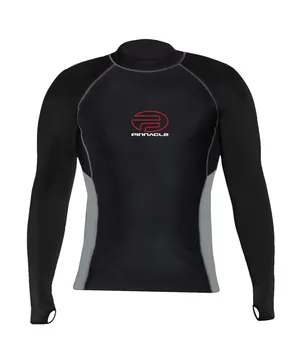 Pinnacle Men's Long Sleeve Lycra Shirt Size small, medium and 3XL