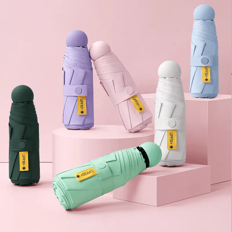 Plain Cloth Capsule Umbrella