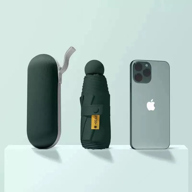 Plain Cloth Capsule Umbrella