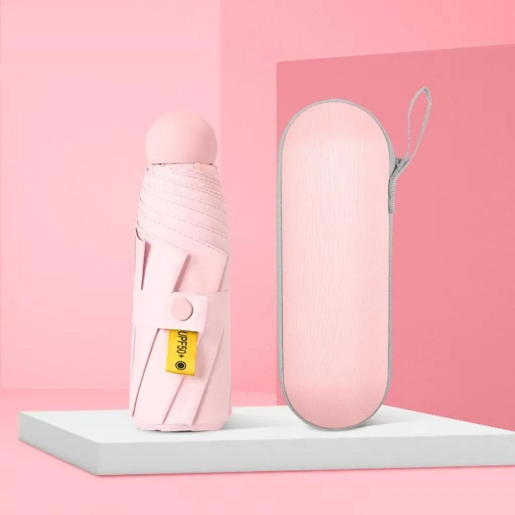 Plain Cloth Capsule Umbrella