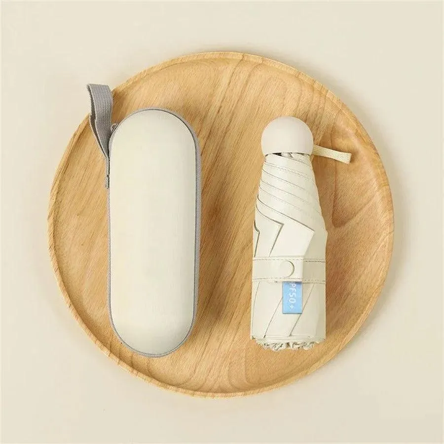 Plain Cloth Capsule Umbrella