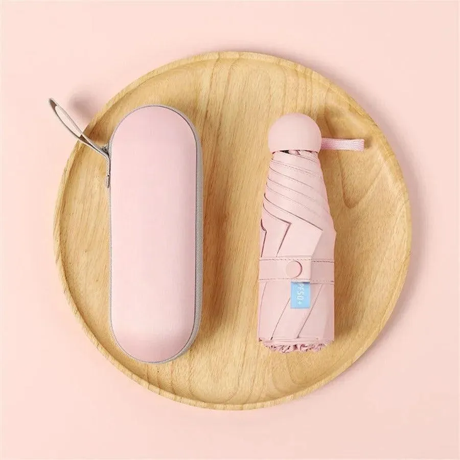 Plain Cloth Capsule Umbrella