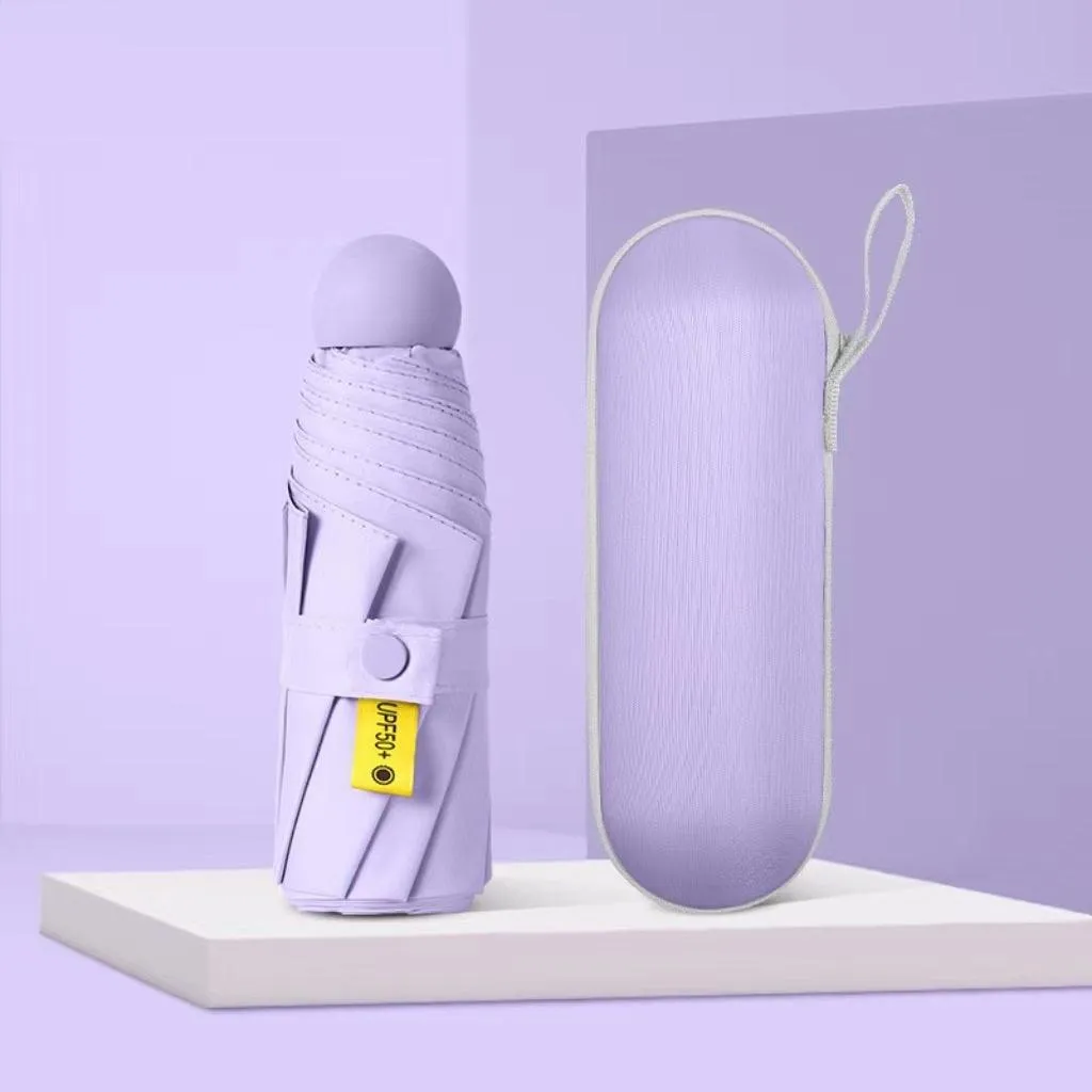 Plain Cloth Capsule Umbrella