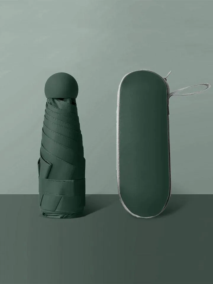 Plain Cloth Capsule Umbrella