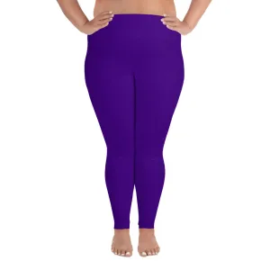 Plus Size Leggings Purple