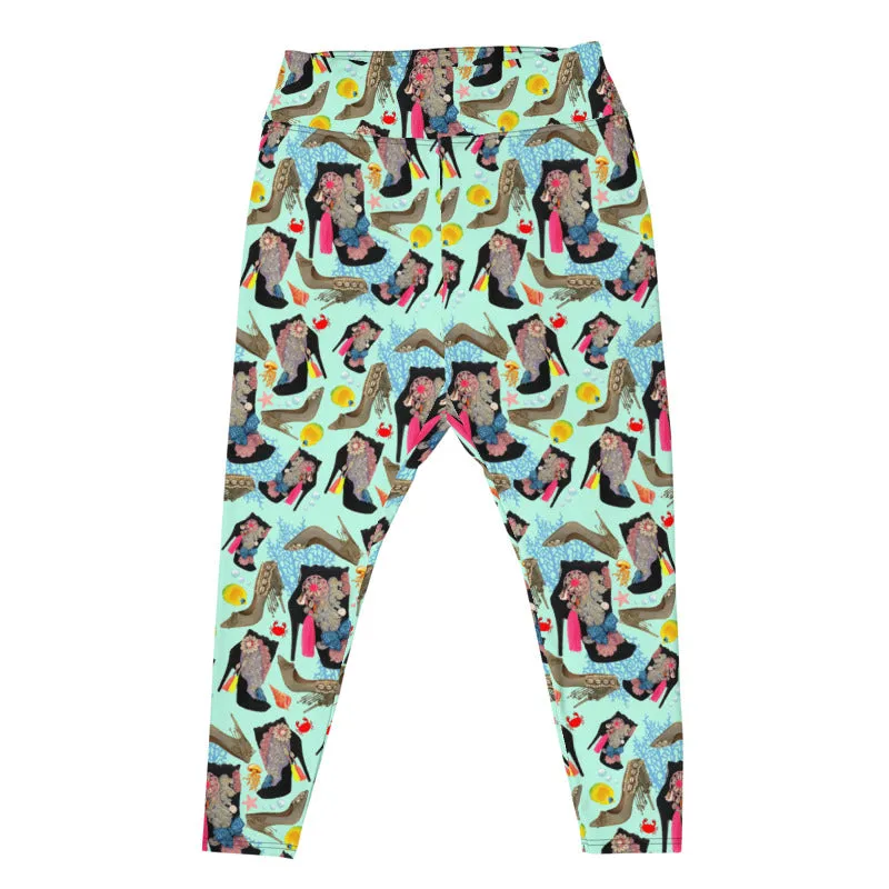 Plus Size Leggings Reef 'Ocean'