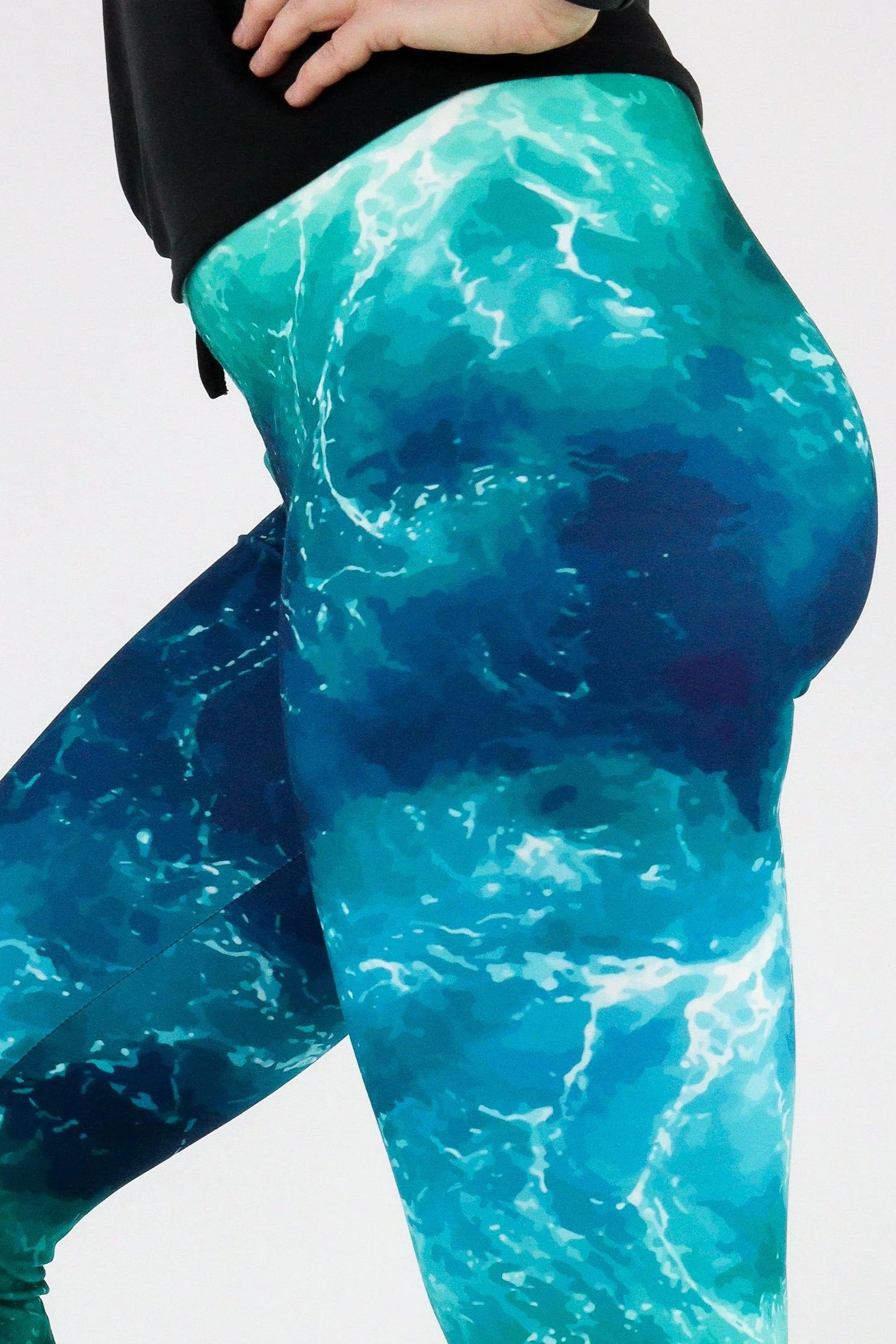 Powerful Ocean - Casual - Long Full Leggings