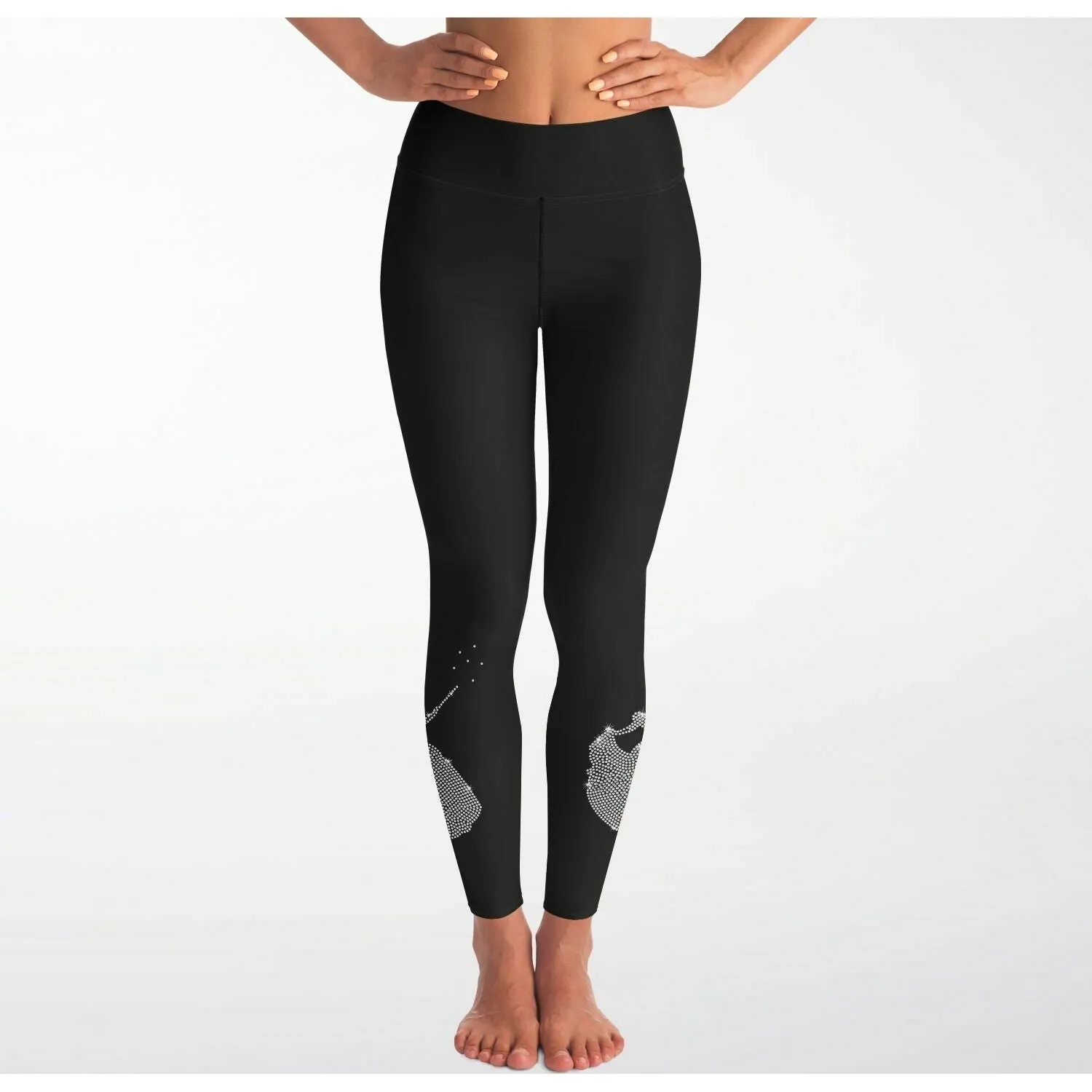 Princess Rhinestone Leggings with Pockets