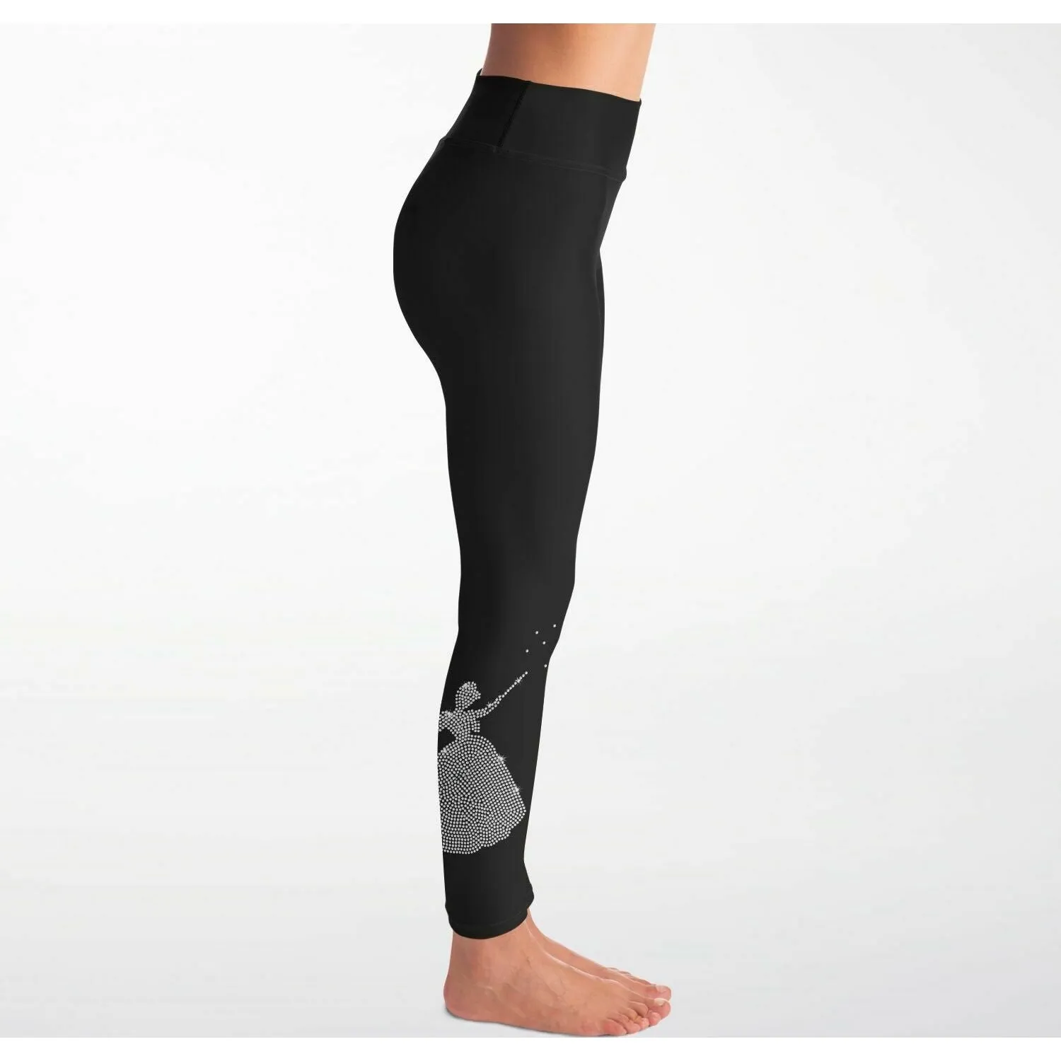 Princess Rhinestone Leggings with Pockets