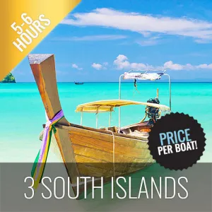 *Private Longtail Tour 3 South Islands Koh Mudsum, Koh Tan & Koh Rap