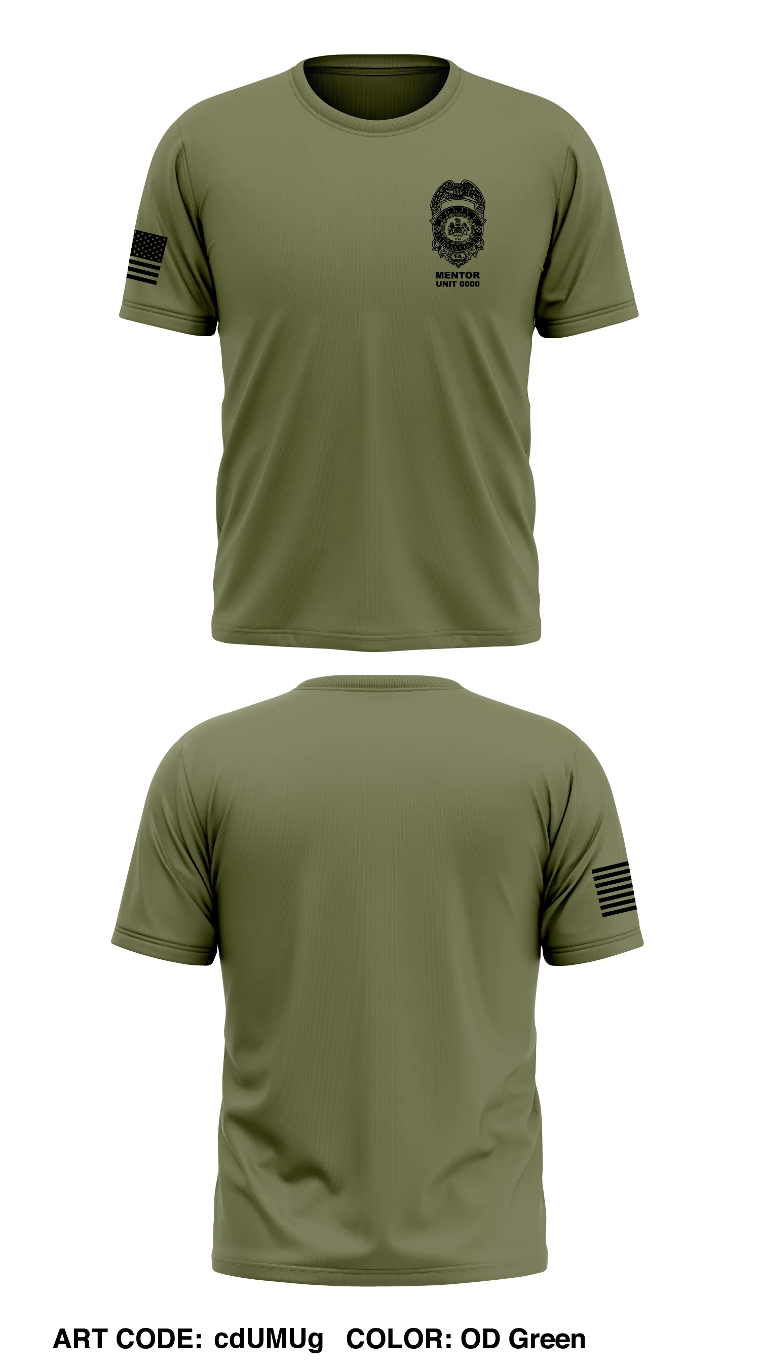 Public Safety Cadet Program Mentor Store 1 Core Men's SS Performance Tee - cdUMUg