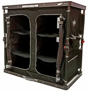 Quick Collapse Double Storage Unit Camping Caravan Campervan Motorhome Tent
