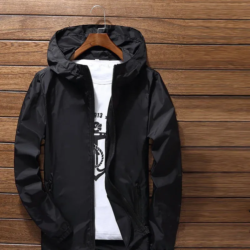 Quick Dry Coat Cycling Running Sunscreen Waterproof UV Women Men Thin Outwear Ultra-Light Jacket Men Windproof Coat Jacket 7XL