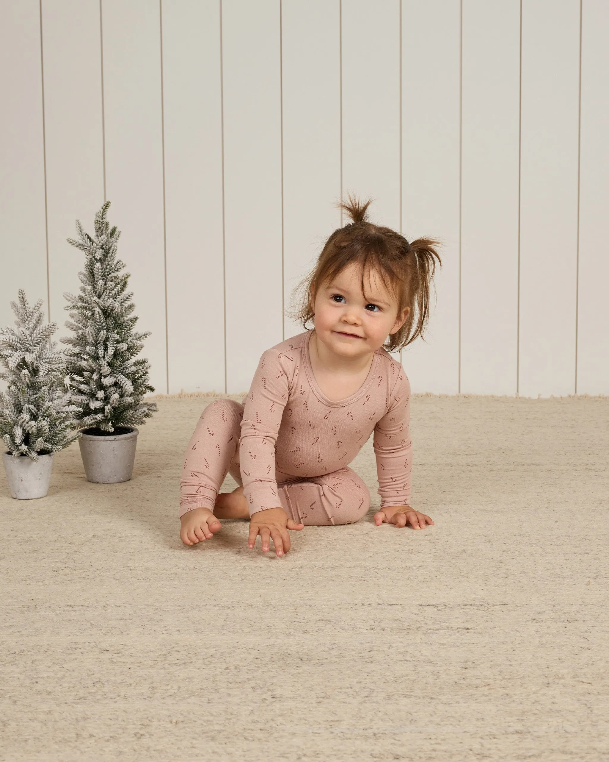 Quincy Mae Bamboo Pajama Set - Candy Cane