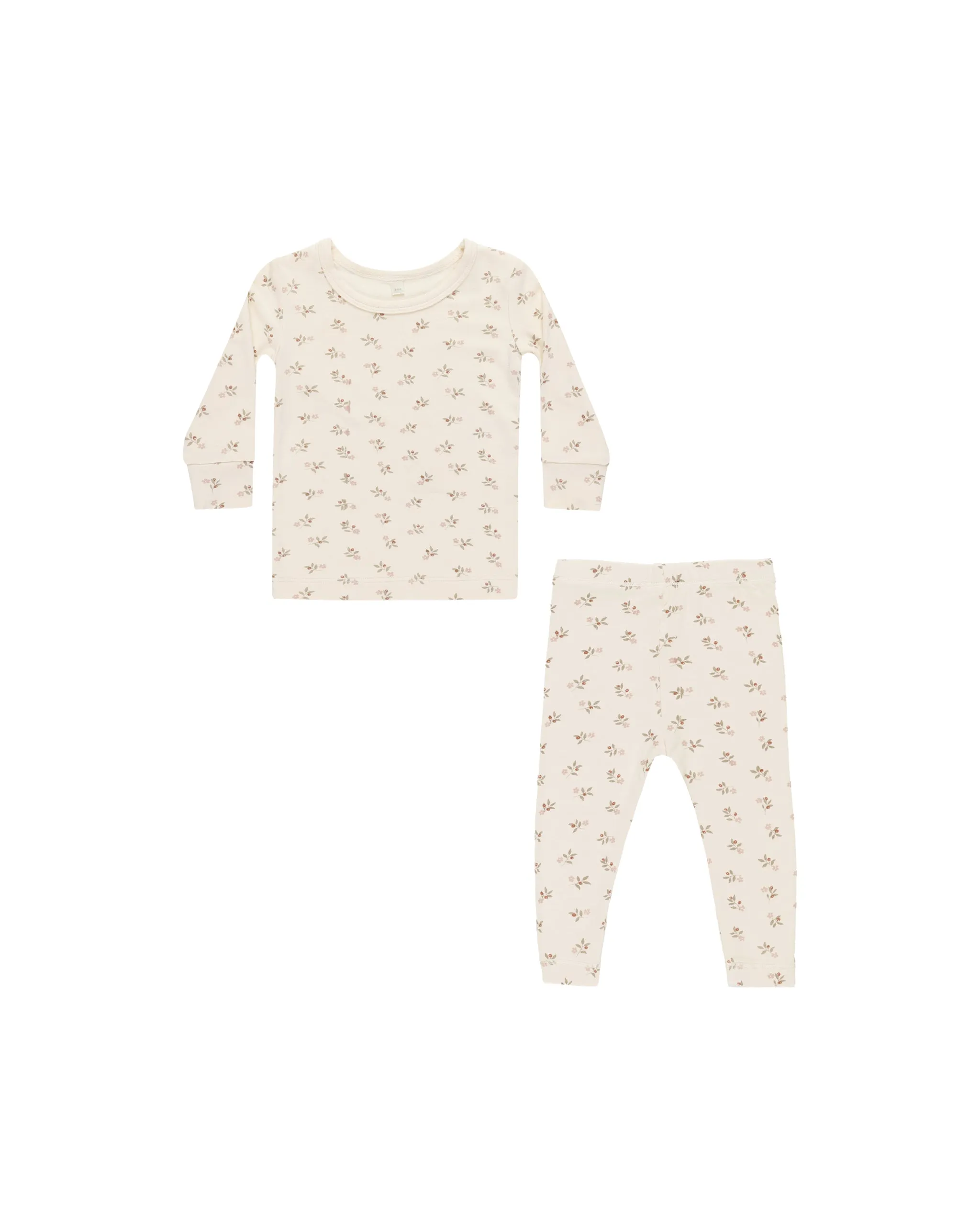 QUINCY MAE Bamboo Pajama Set || Holly Berry