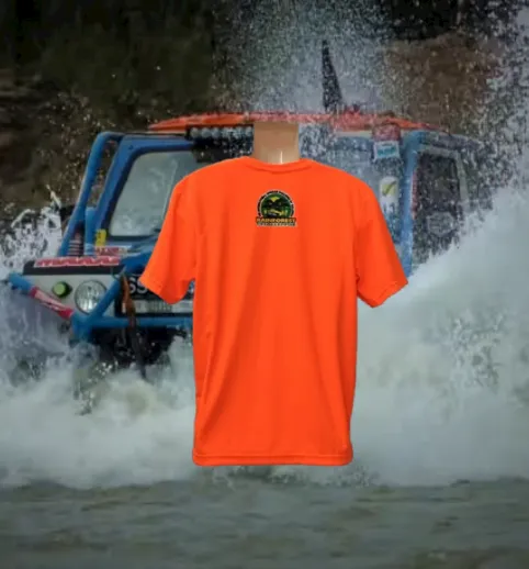 RAINFOREST CHALLENGE DRY FIT T-SHIRT - HI VISIBILITY ORANGE - RFC-S