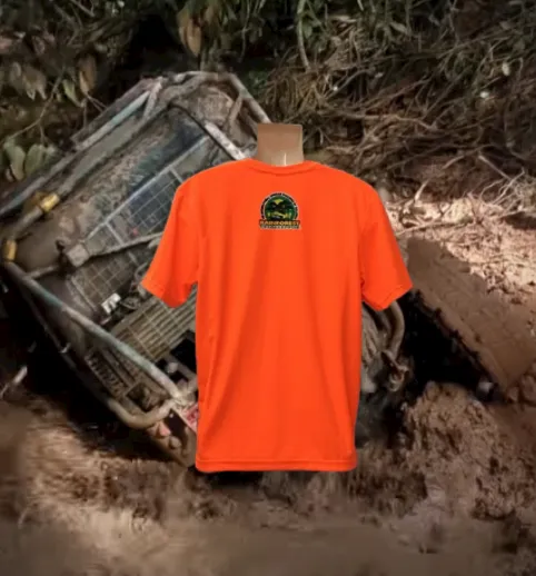 RAINFOREST CHALLENGE DRY FIT T-SHIRT - HI VISIBILITY ORANGE - RFC-S