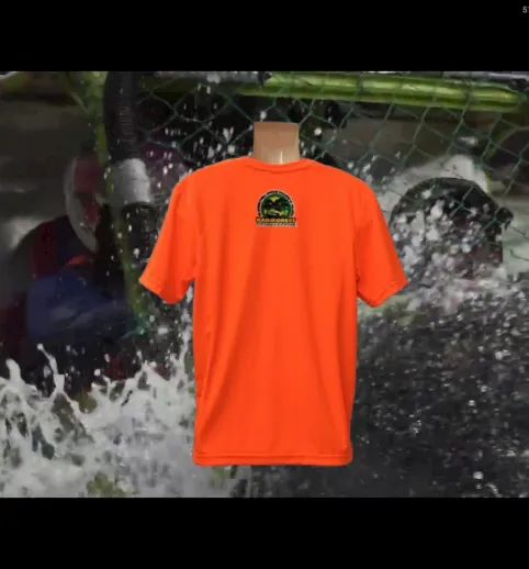 RAINFOREST CHALLENGE DRY FIT T-SHIRT - HI VISIBILITY ORANGE - RFC-S