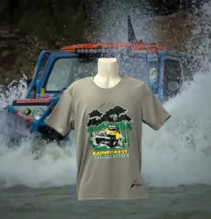 RainForest Challenge - RFC - 2XL GREY ROUND NECK MICROFIBER T-SHIRT