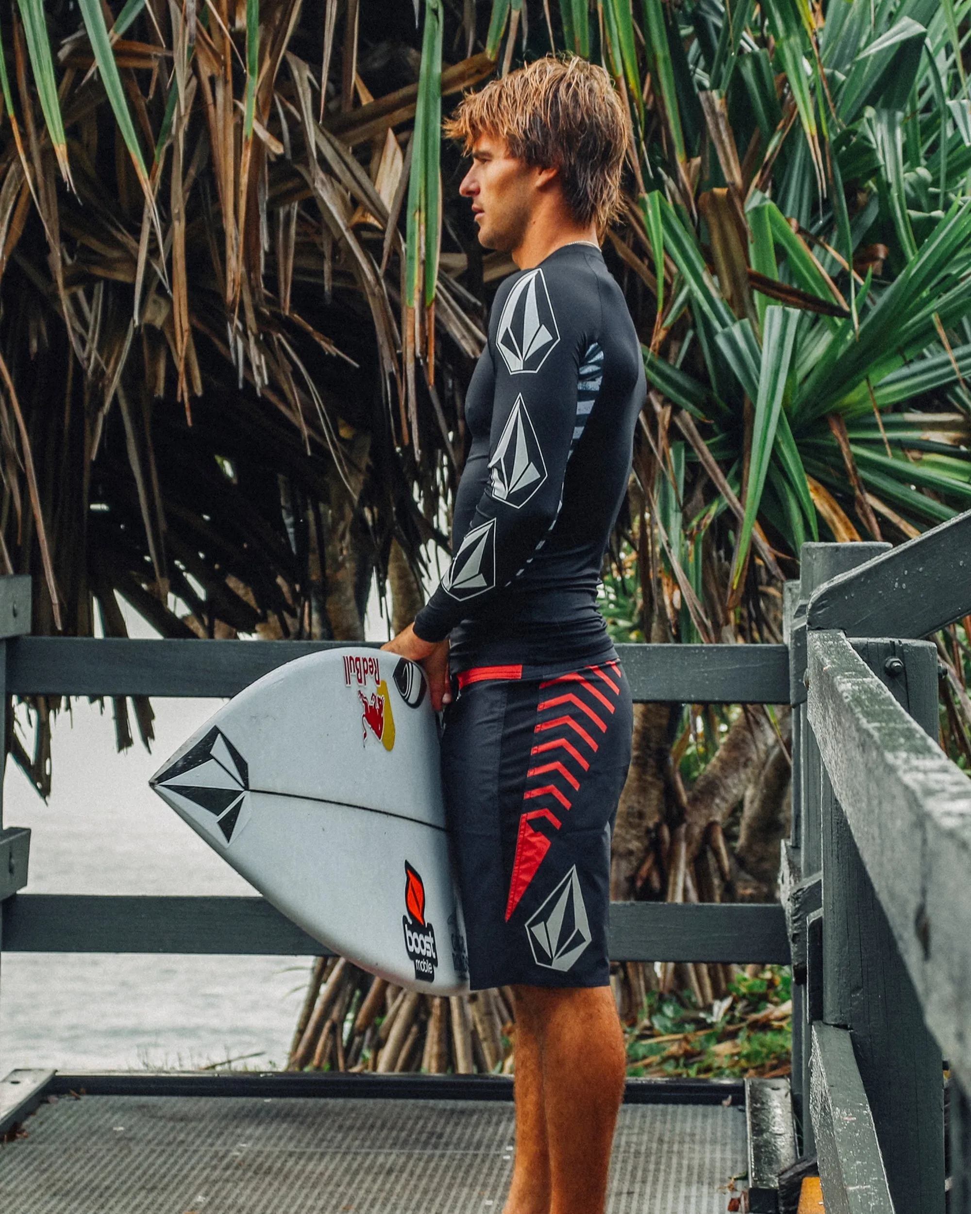 Rashguard Surf Vitals J Robinson - BLACK