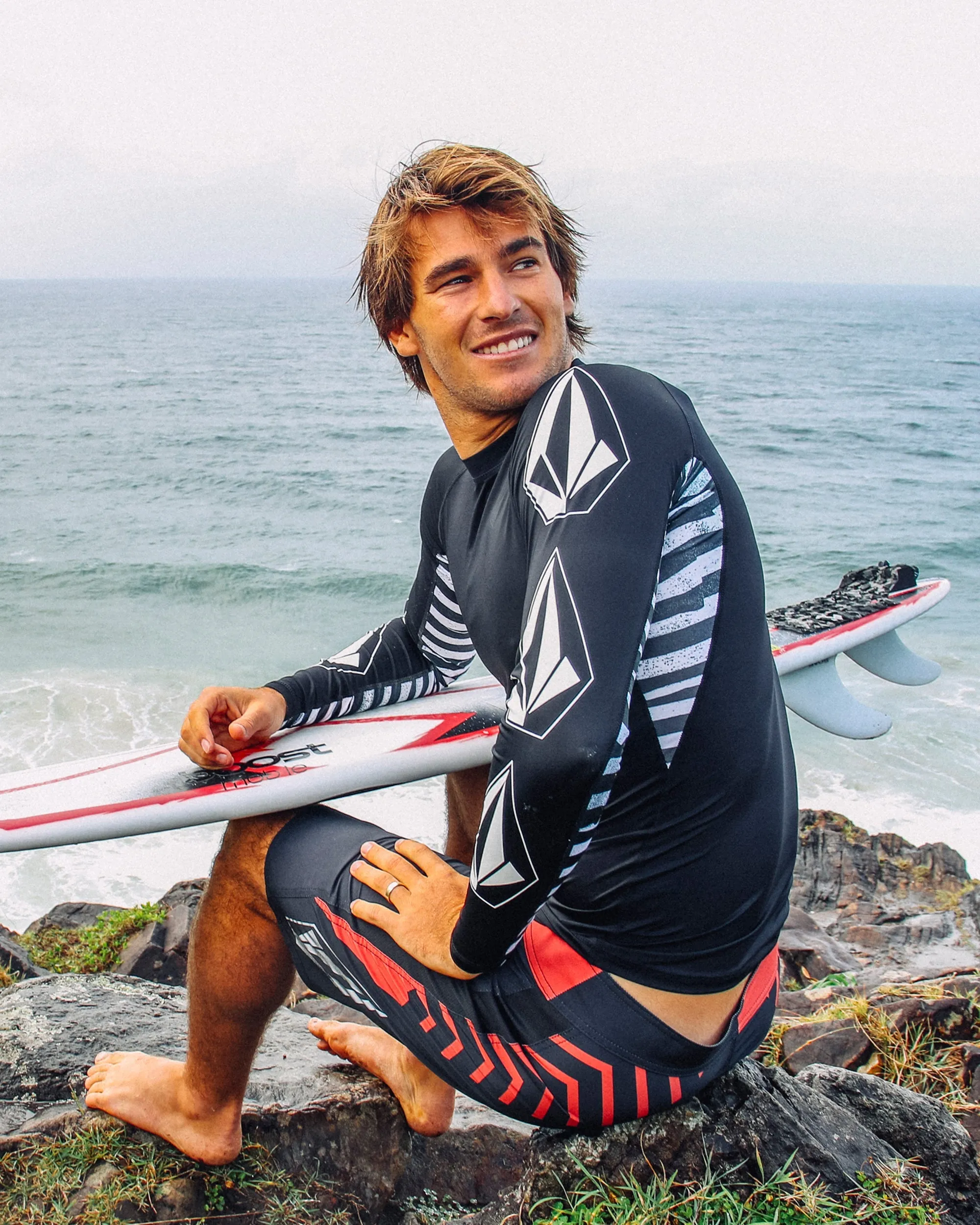Rashguard Surf Vitals J Robinson - BLACK