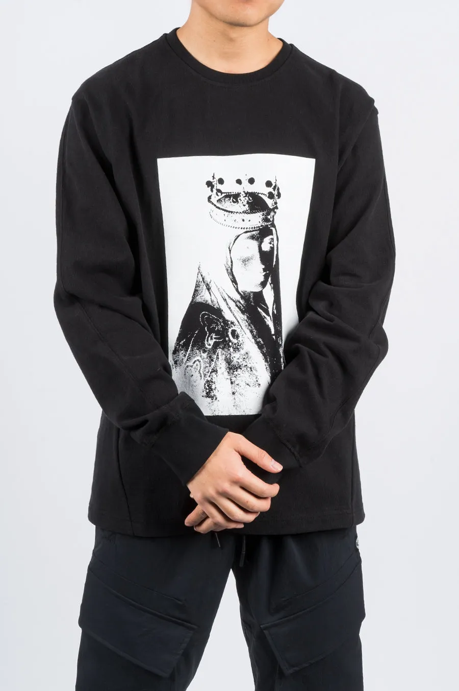 REIGNING CHAMP X JIDE OSIFESO HEAVY LS TSHIRT BLACK