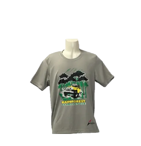 RFC - L GREY ROUND NECK MICROFIBER T-SHIRT