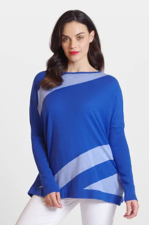 Ribbed Sleeve Color Block: FINAL SALE