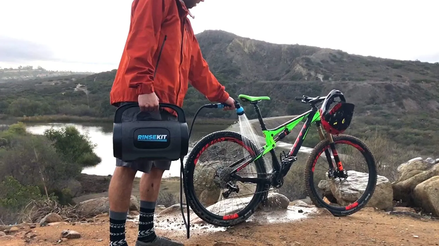 Rinse Kit Pod - Portable Bike / Camping / Pet Shower